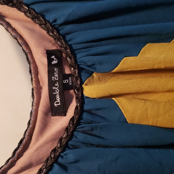 lined small mini dress - Picture 3 of 4